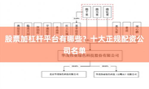 股票加杠杆平台有哪些？十大正规配资公司名单